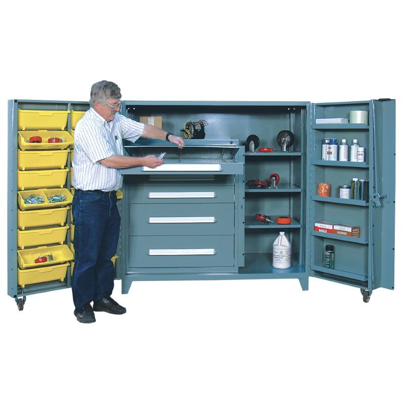 All Welded Maintenance Center with Modular Drawers